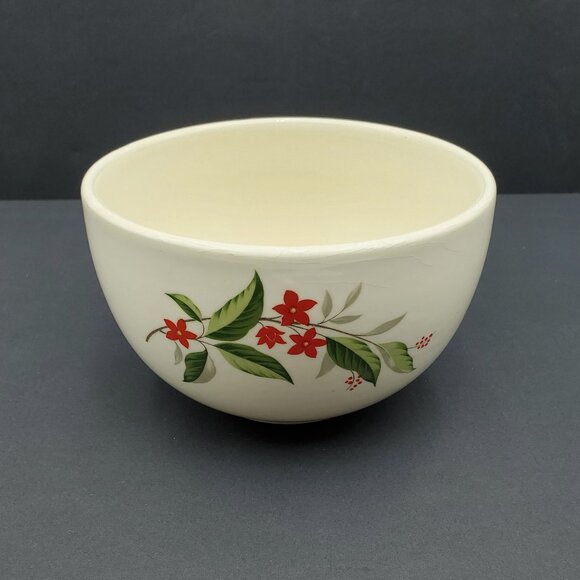 Universal Cambridge Woodvine Mixing Serving Bowl Red Flowers Refrigerator Jar - Picture 2 of 9
